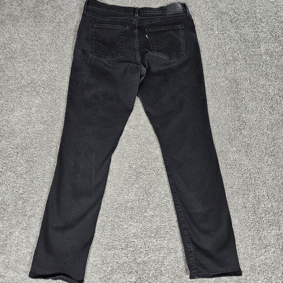 Levis 312 Shaping Slim Jeans Womens 31 Black Stretch Normcore Minimalist - Picture 2 of 14